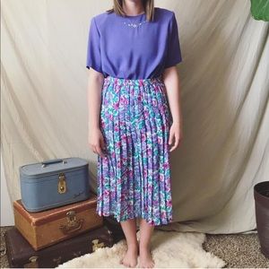 Purple Alfred Dunner Skirt Set (Grandma Costume)